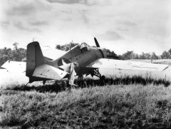 F4F-4H 2 Damaged F4F-4 Wildcat at Guadalcanal 1942.jpg