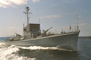 Сохранившийся до наших дней 110-футовый охотник KNM «Hitra» флота Норвегии