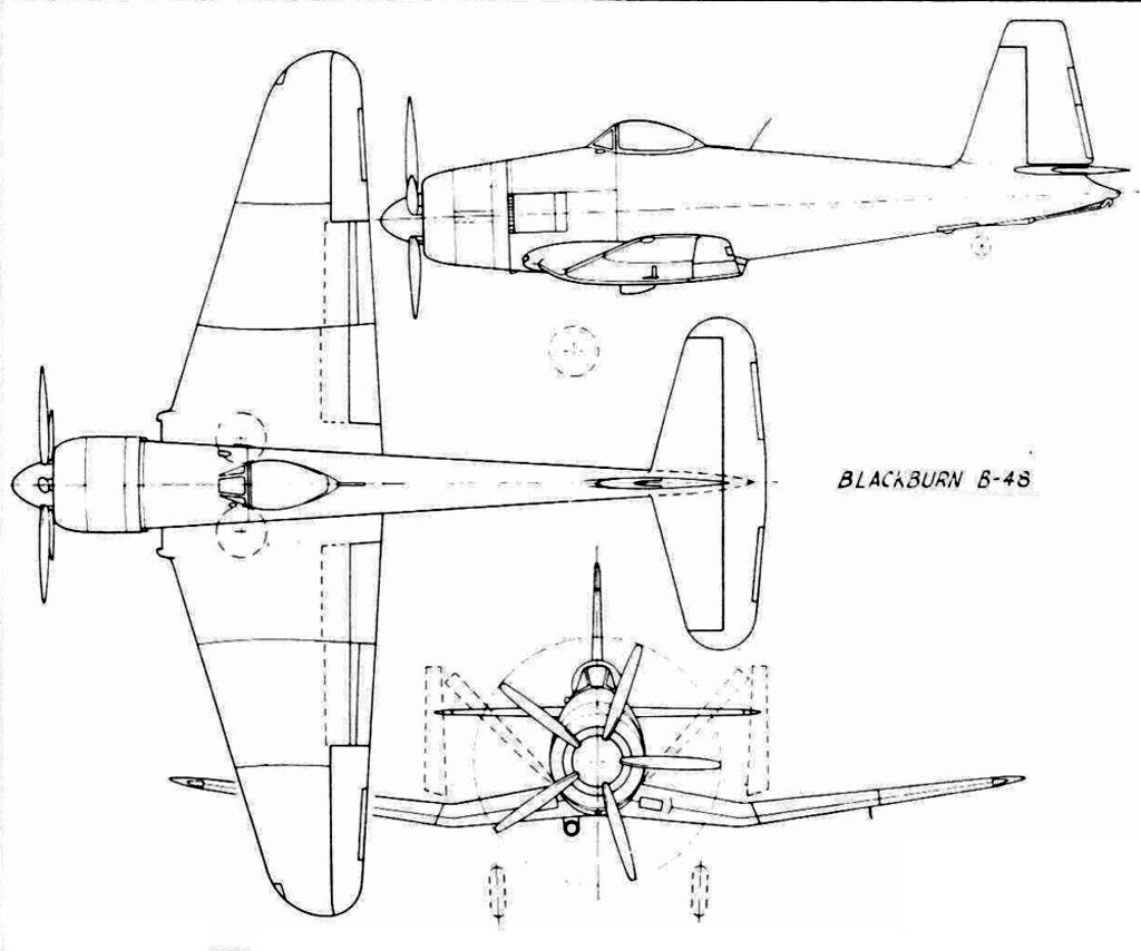 Файл:Firecrest Blackburn B-48 «Firecrest», проекции.jpg — War Thunder Wiki