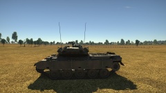 Type74G поднятое положение подвески танка.jpg