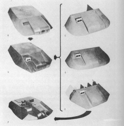 Изменения, которые претерпел дизайн башни модели танка XM1 от Chrysler.jpg