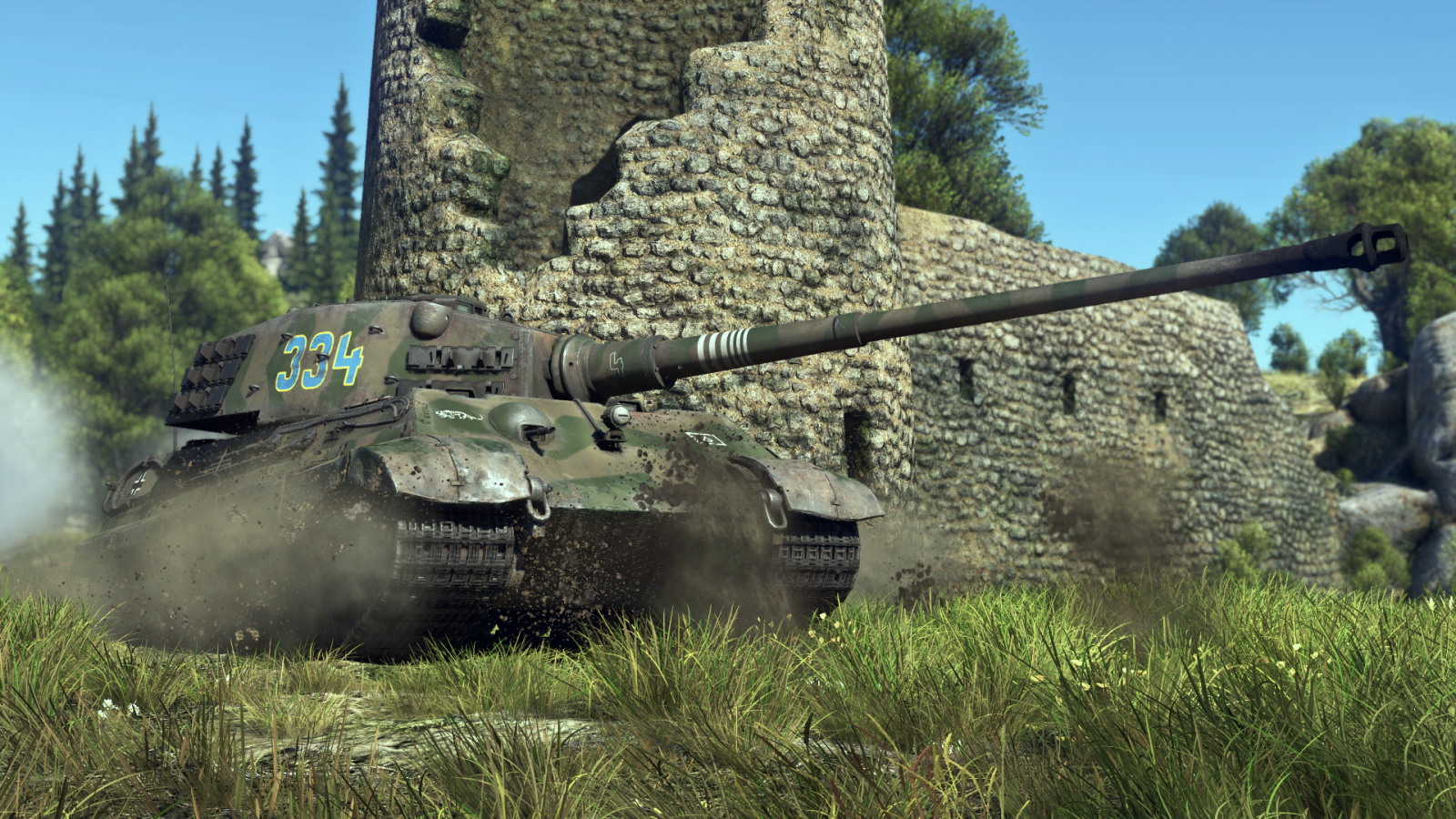 Тайгер 10. Tiger II (10.5 cm KW.K). Tiger II 10.5 cm. Тигр 2 вар Тандер. Тигр 2 105 мм.