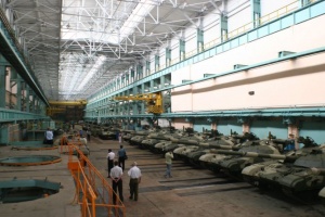 Готовые танки «Булат» в период их производства в Харькове