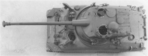 M4A1 FL10 на испытаниях во Франции - вид сверху, предположительно 1955 год.jpg