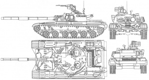 Чертёж Т-62А