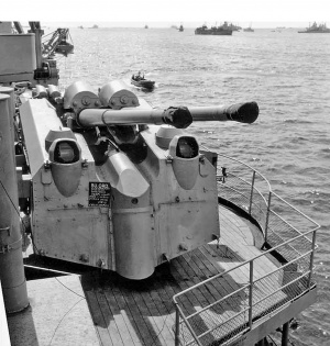 105-мм установка «Принца Ойгена», американский послевоенный снимок