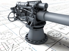 102mk9 3D модель орудия Mark IX в установке CPI.jpg