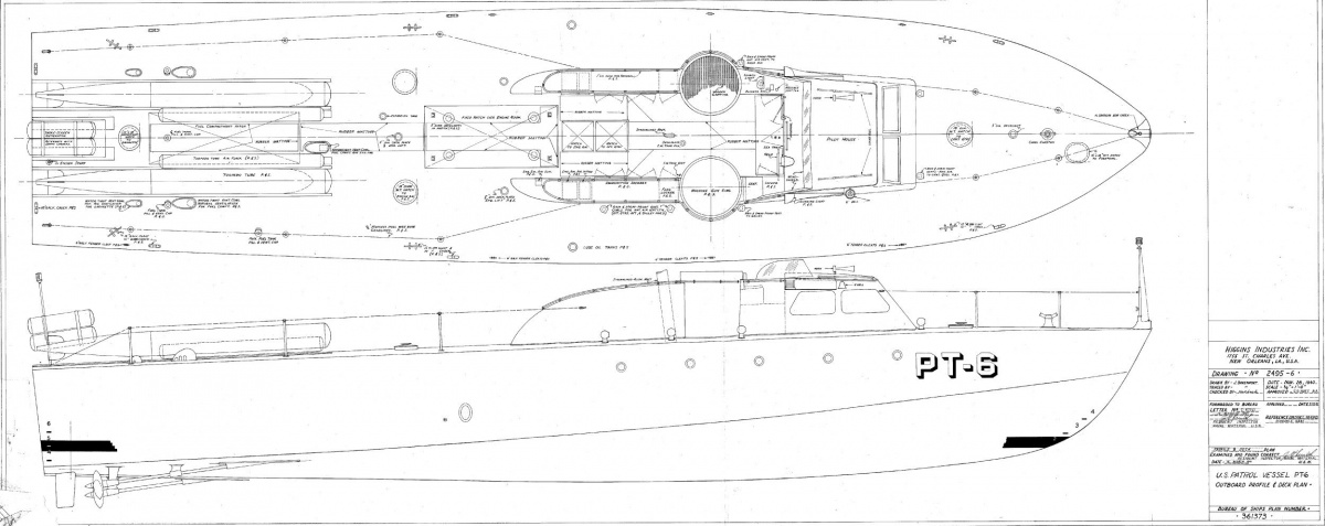 Торпедный катер рт 109 чертежи