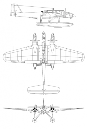 Чертежи He 115 модификации V4