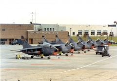 124th Tactical Fighter Squadron - A-7K and A-7Ds On Flightline.jpg